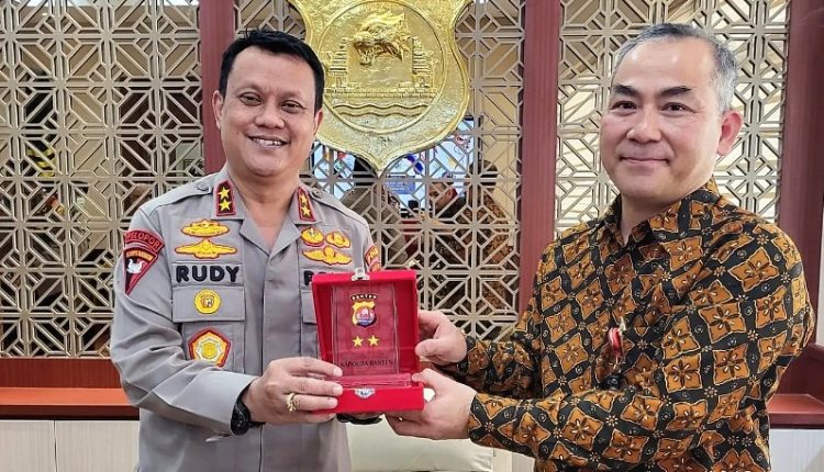 Sinergi Pengamanan Obvitnas, GM PHE OSES Silaturahmi ke Polda Banten