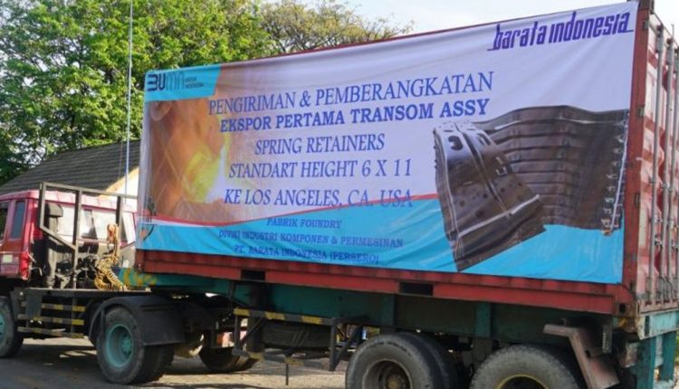 Barata Indonesia Ekspor Komponen Kereta Api ke Amerika Serikat