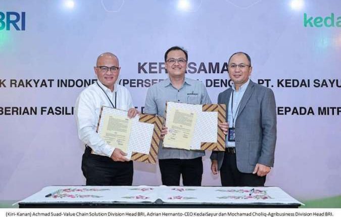 BRI dan KedaiSayur Berkolaborasi untuk Perluas Ekosistem Digital Pertanian