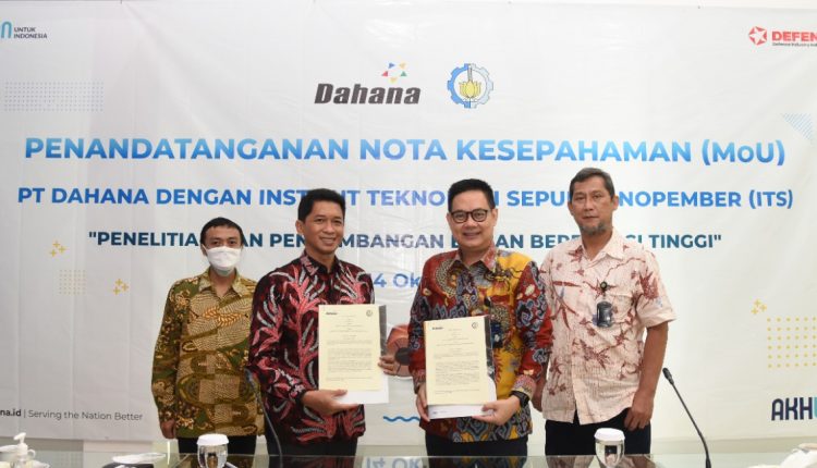 DAHANA dan ITS Menjalin Kerjasama Penelitian Propelan untuk Bahan Bakar Roket