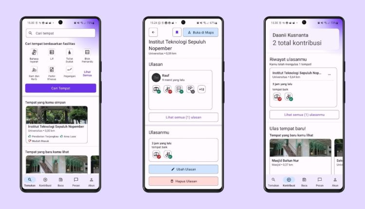 KIAD, Aplikasi Ramah Penyandang Disabilitas Karya Mahasiswa ITS