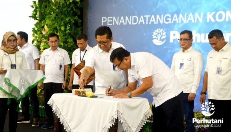Perkuat Bisnis Biomassa dan NBS, Perhutani Gelar Kick Off RKAP 2023