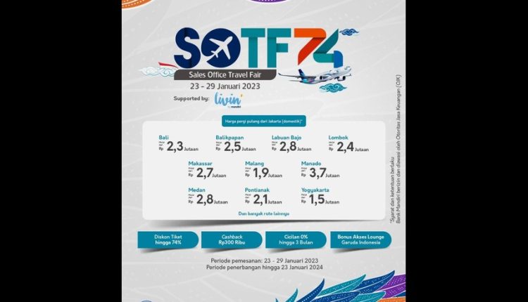 Sambut HUT ke-74, Garuda Gelar SOTF 2023