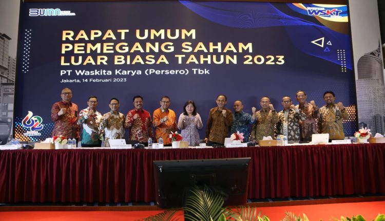 Gelar RUPSLB 2023, Waskita Tetapkan 2 Direksi Baru