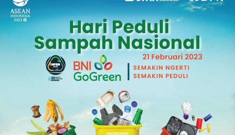 Hari Peduli Sampah Nasional, BNI Beri Bantuan Peralatan Pos Pandai