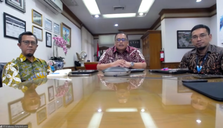 PT Krakatau Tirta Industri dalam penjurian Digitech Award 2023.