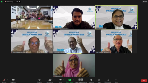 PT Krakatau Tirta Industri dalam penjurian Digitech Award 2023.