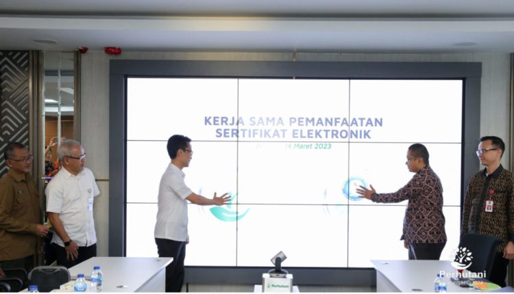 Perhutani Gandeng BSrE BSSN, Kembangkan Sertifikat Elektronik