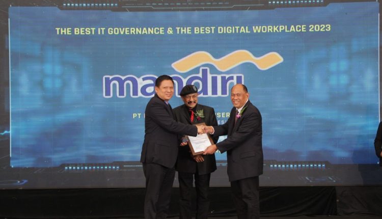 Transformasikan Digital, Bank Mandiri Borong Penghargaan Digitech Award 2023