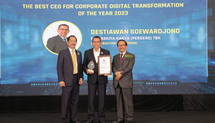 Kemukakan Transformasi Digital, PT Waskita Karya Sabet Empat Penghargaan Digitech Award 2023