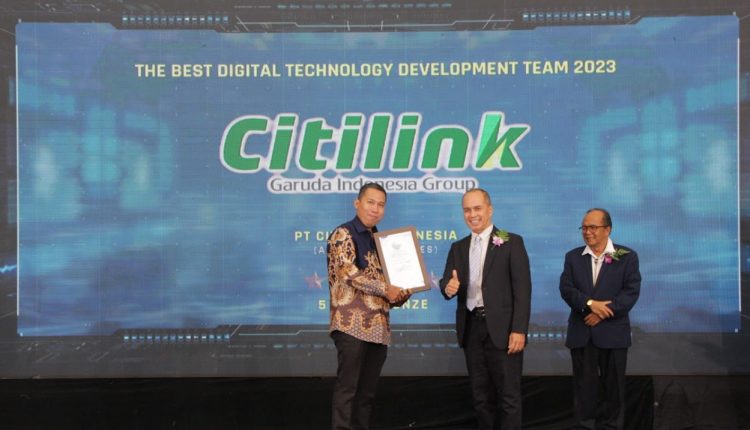 Citilink Raih 2 Penghargaan Digitech Award 2023
