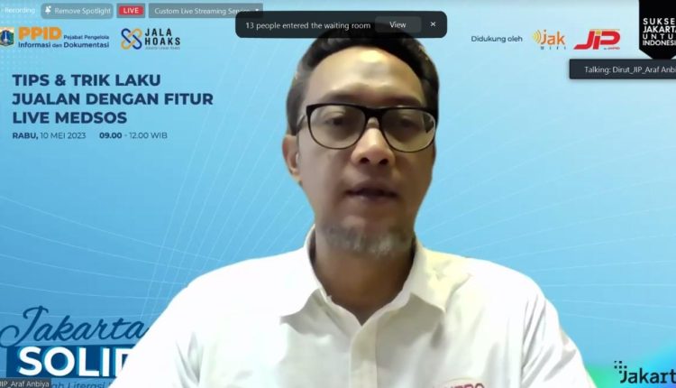 Maksimalkan Fitur live, Diskominfotik Gandeng JIP Gelar Pelatihan Jakarta SOLID ke-2