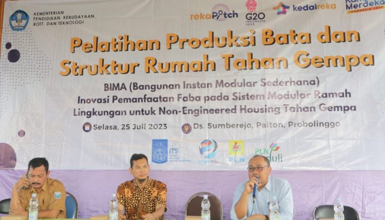 ITS Luncurkan Rumah Tahan Gempa dari Limbah Debu
