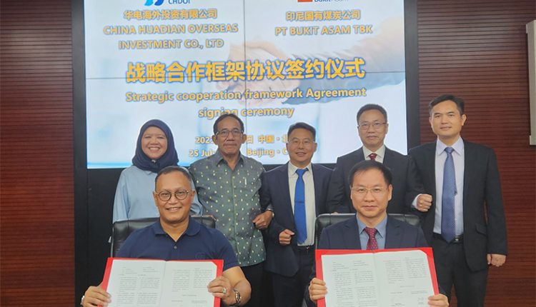 Bukit Asam Gandeng China Huadian Kembangkan Energi Terbarukan
