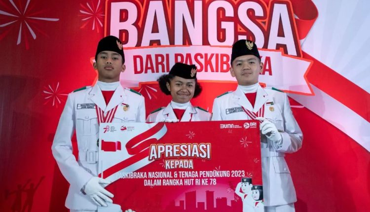 BRI Berikan Dana Apresiasi Untuk Paskibraka Nasional 2023
