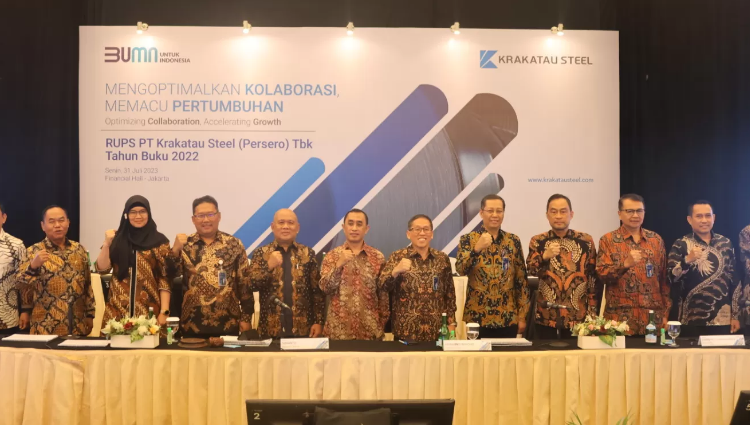 Krakatau Steel Raup Laba USD22,64 Juta di Tahun 2022
