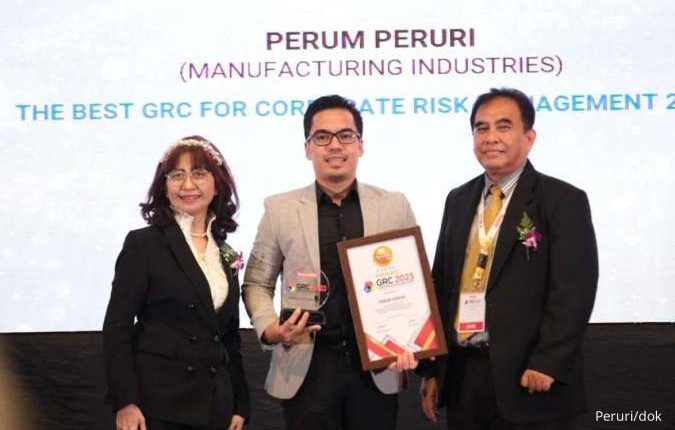 Jalankan Transformasi Berbasis GRC, Peruri Raih Penghargaan GRC Award 2023