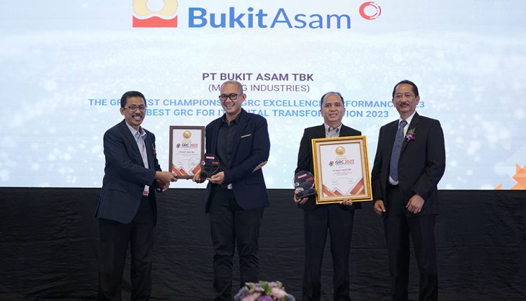 Terapkan Standar GRC Tinggi, Bukit Asam Borong 4 Penghargaan