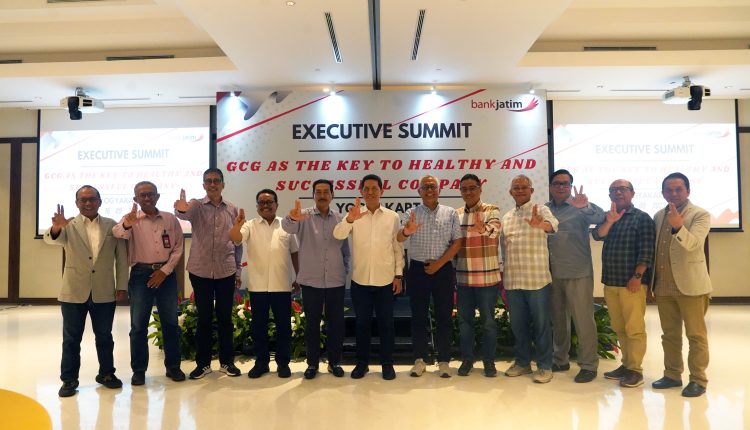 Tingkatan Nilai GCG, Bank Jatim Gelar Executive Summit 2023