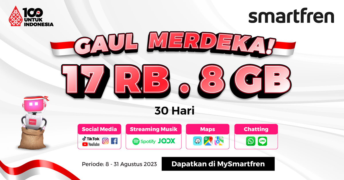Smartfren paket gaul merdeka