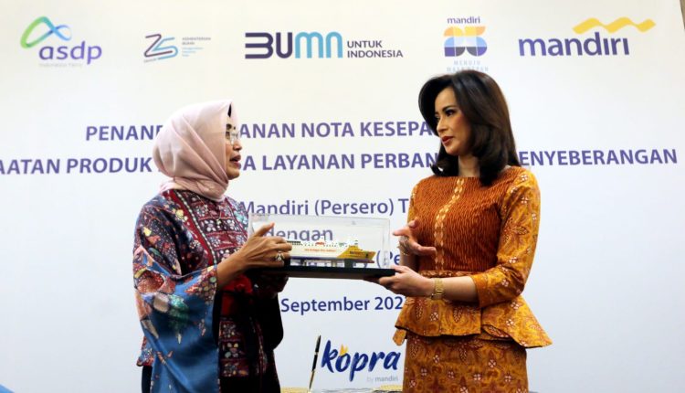 Dukung Sektor Penyeberangan, Bank Mandiri Kerja Sama Dengan ASDP