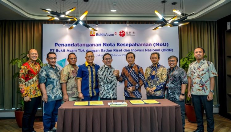 BRIN dan PTBA Kolaborasi Riset dan Teknologi Hilirisasi Batubara