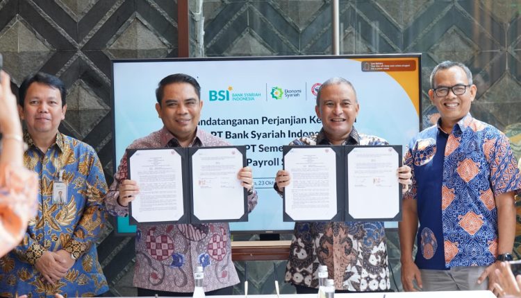 Pacu Inklusi Keuangan Syariah, BSI Sinergi dengan Semen Padang