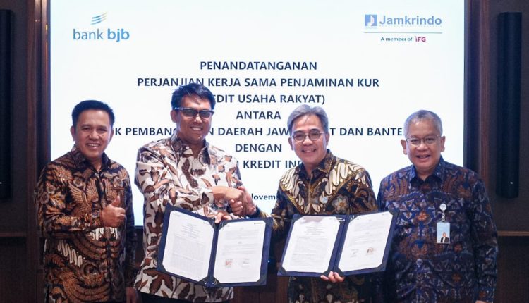 Perluas Akses Pembiayaan, bank bjb dan Jamkrindo Jalin Kerja Sama