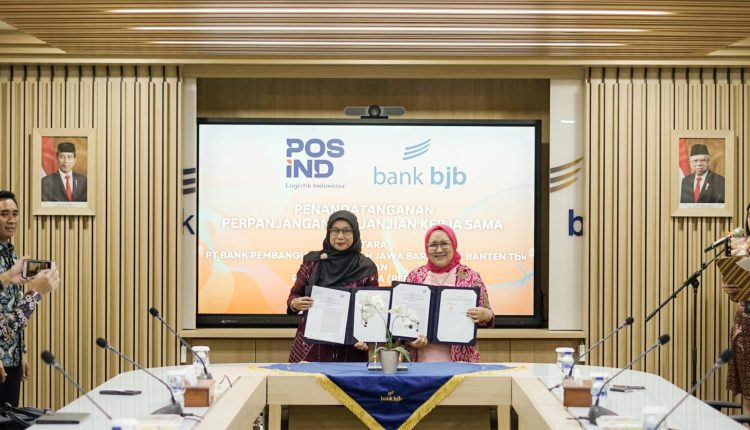 Perkuat Sinergi, bank bjb dan PT Pos Indonesia Perpanjang Kerjasama