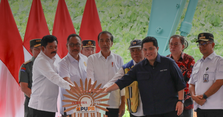 Presiden Jokowi Resmikan Pembangunan Kantor Otorita IKN
