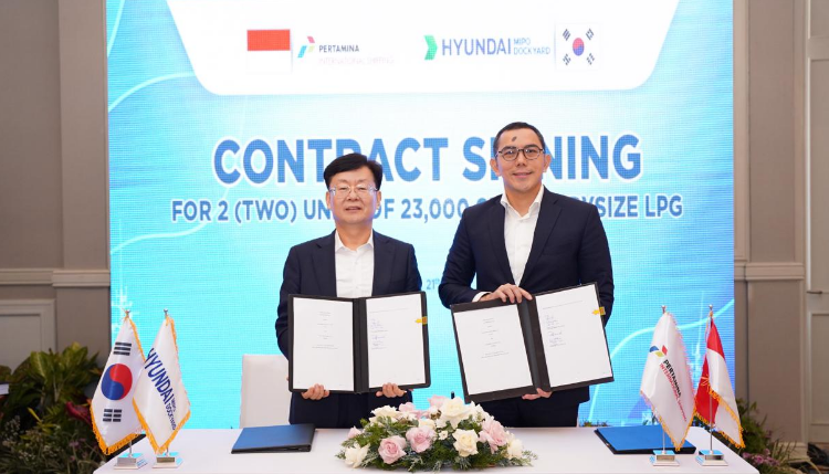 PIS dan Hyundai Mipo Kerja Sama Pembangunan 2 Tanker LPG