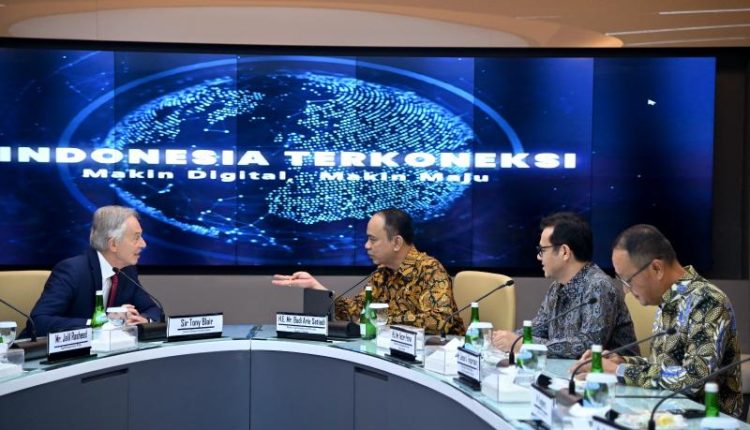 Terima Tony Blair, Menkominfo Bahas Kerja Sama Percepatan Transformasi Digital