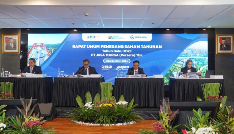 Gelar RUPST, Jasa Marga Bukukan Laba Bersih Rp6,8 triliun di 2023